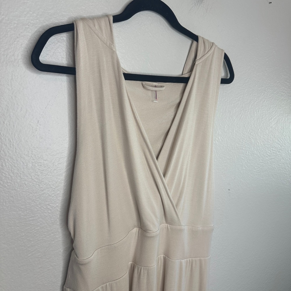 NWOT Free People FP Movement Second Chance Jumpsuit Harem Beige Size Large - Picture 7 of 8